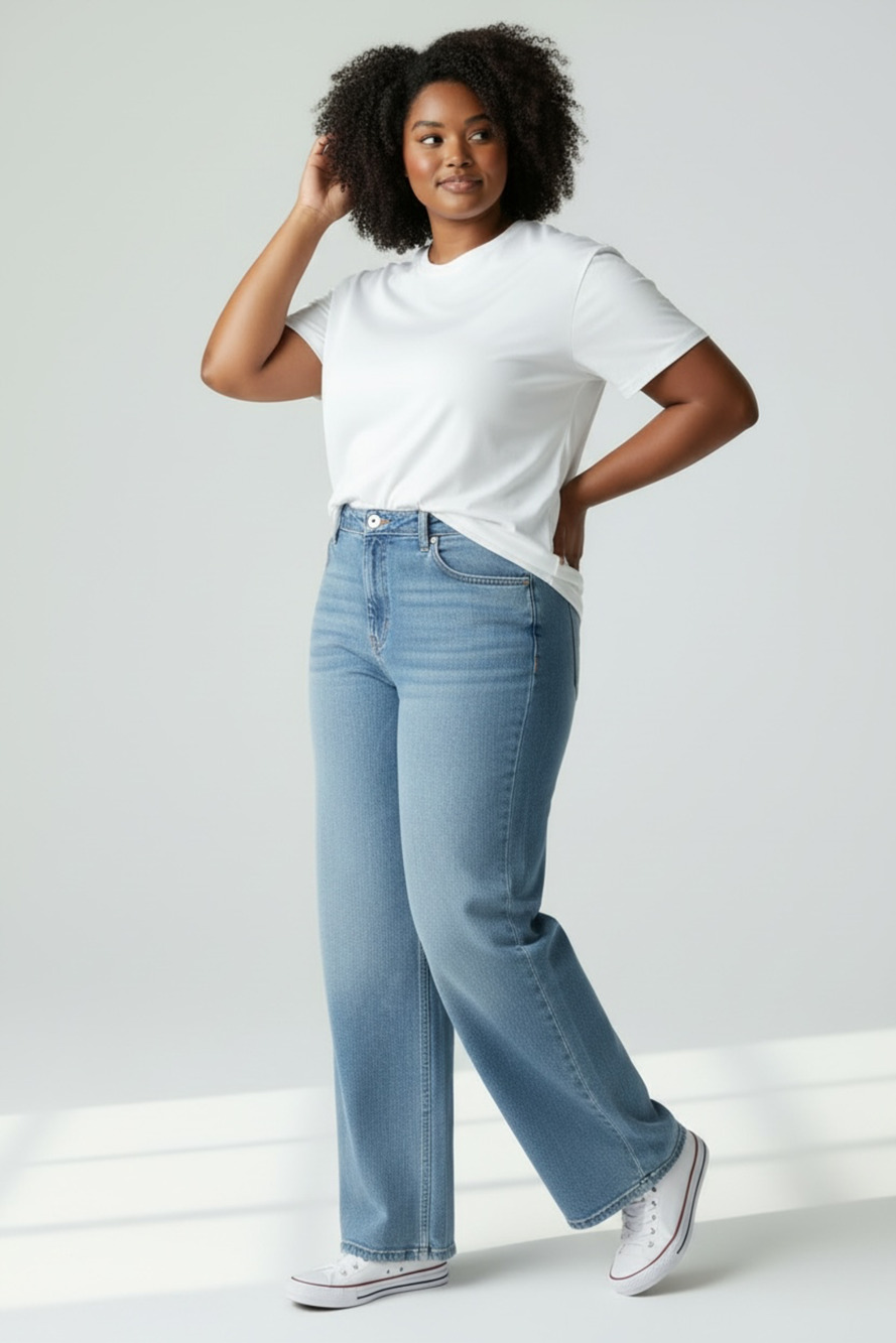 Universal Thread High Rise Sailor Wide Leg Jeans 12R